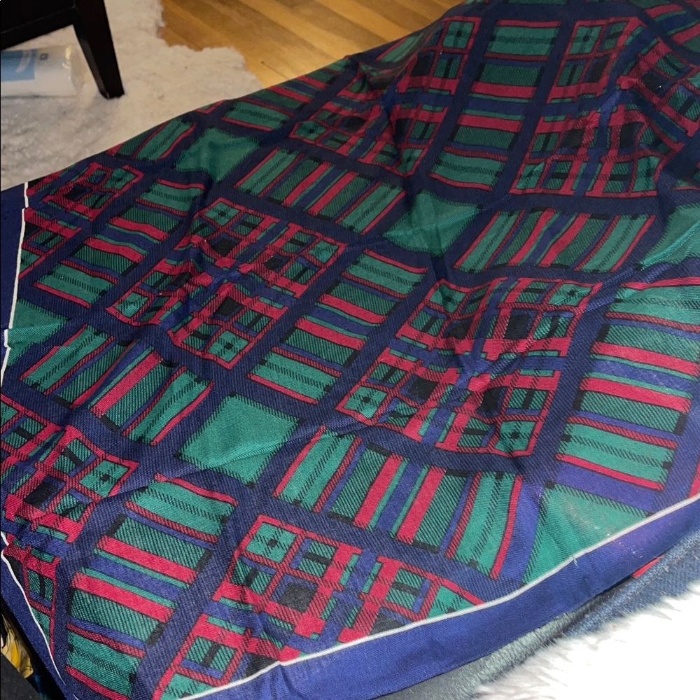 Colorful Geometric Patterned Scarf